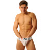 Fist Jockstrap Fist logo Blanc